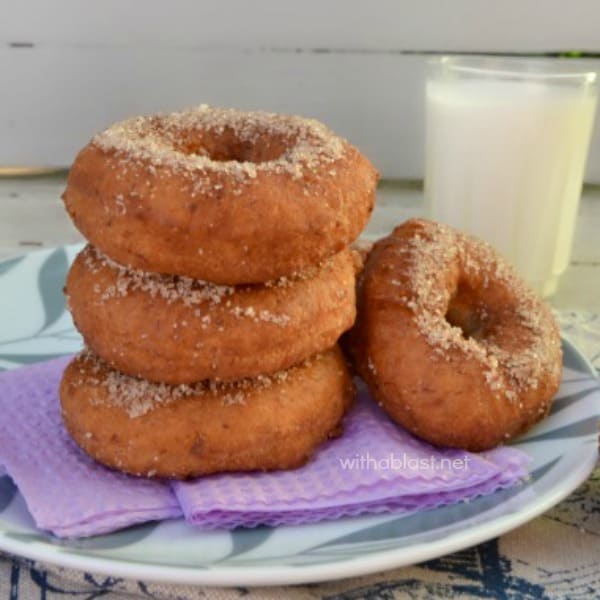 Easy Banana Donuts With A Blast