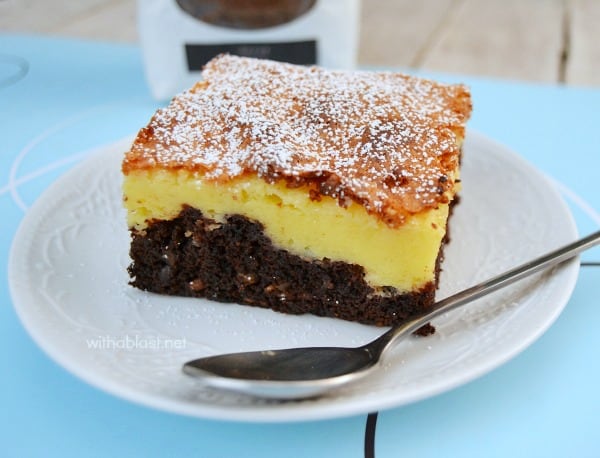 The easiest EVER recipe for German Chocolate Cake in a bar. Using a cake mix makes this a quick to prepare dessert - cheesecake and cake !