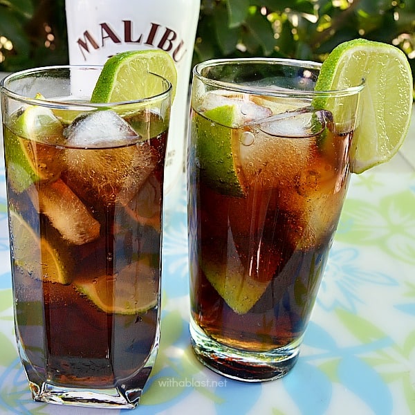 Malibu Coco-Cooler is so refreshing and tropical - Bring the island taste to you with this quick and easy cocktail recipe and celebrate Summer the tropical way !