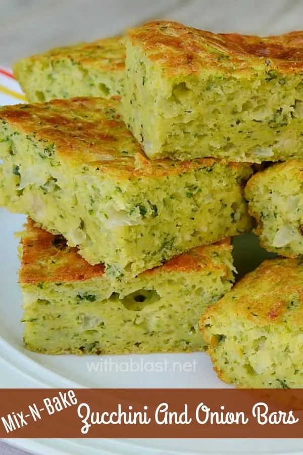 Zucchini And Onion Bars