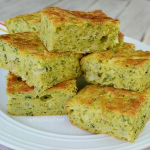 Zucchini And Onion Bars