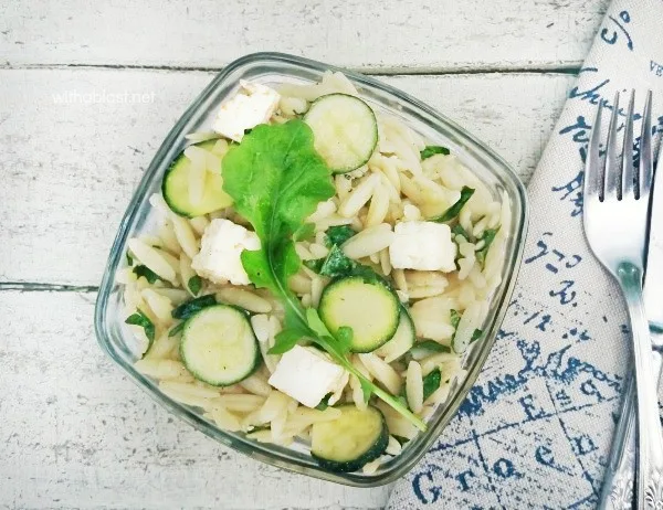Green Orzo Salad