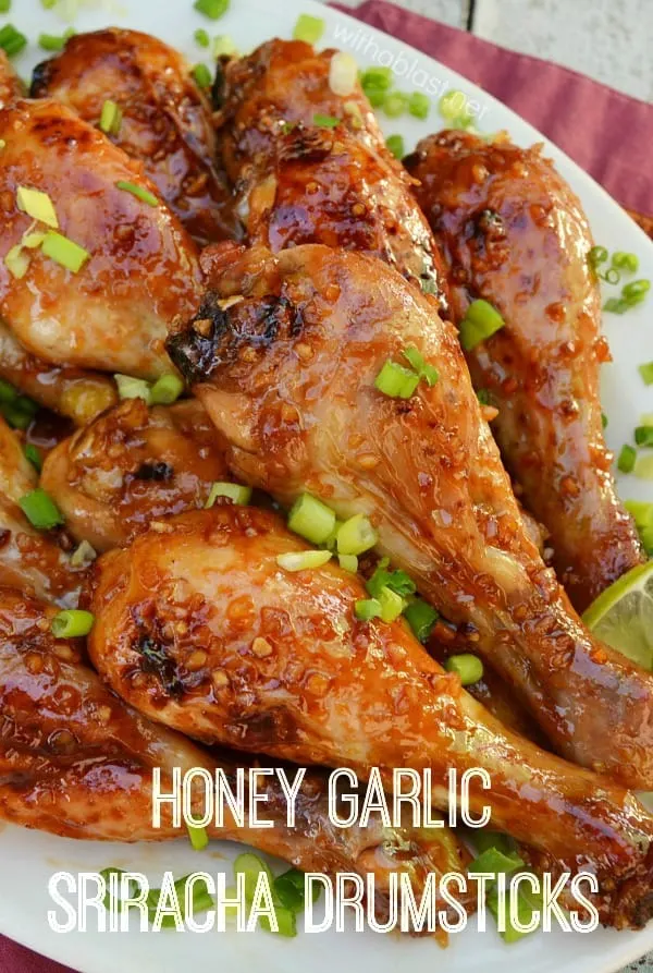 Honey Garlic Sriracha Drumsticks