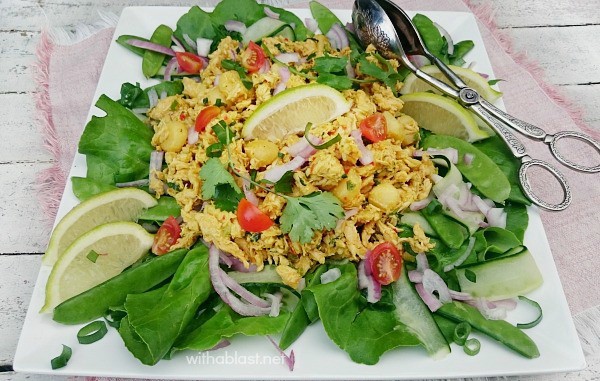 This Singapore-Style Chicken Salad is packed with flavor as well as nutrition and is ideal to serve as a light dinner or lunch