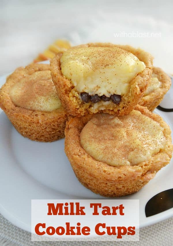 Milk Tart Sugar Cookie Cups