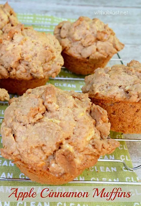 These Apple Cinnamon Muffins have a buttery, soft, light crunch topping which makes them extra special
