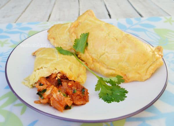 Chicken Chorizo and Cilantro Empanadas