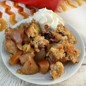 Early Fall Fruit Crumble