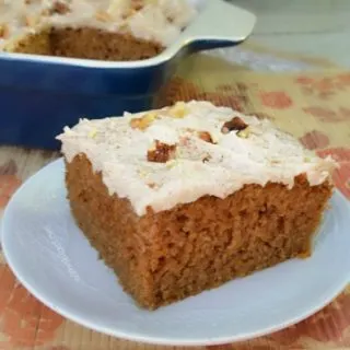 Pumpkin Cake Bars