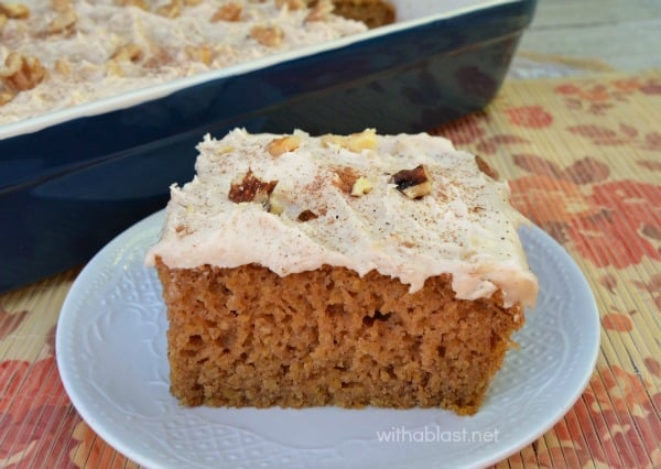 Pumpkin Cake Bars