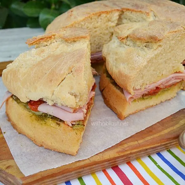 Rustic Sweet Potato Bread Sandwiches