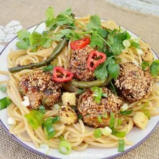 Sesame Pork Meatballs