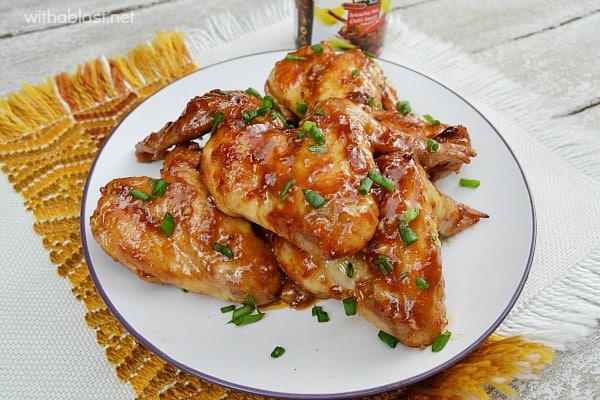 Sticky Honey Chicken Wings | With A Blast