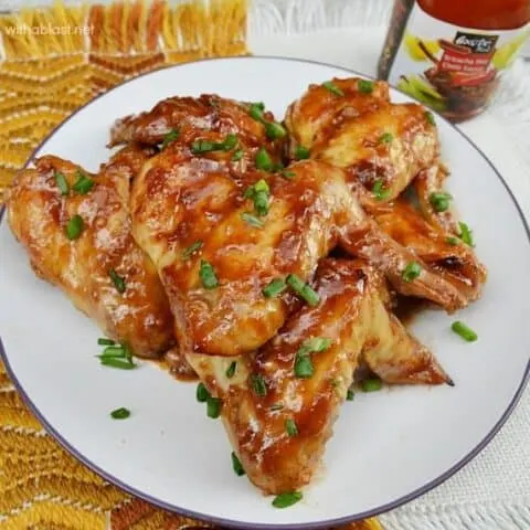 Sticky Honey Chicken Wings | With A Blast