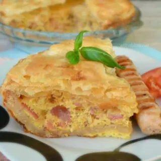Easy Bacon and Egg Pie
