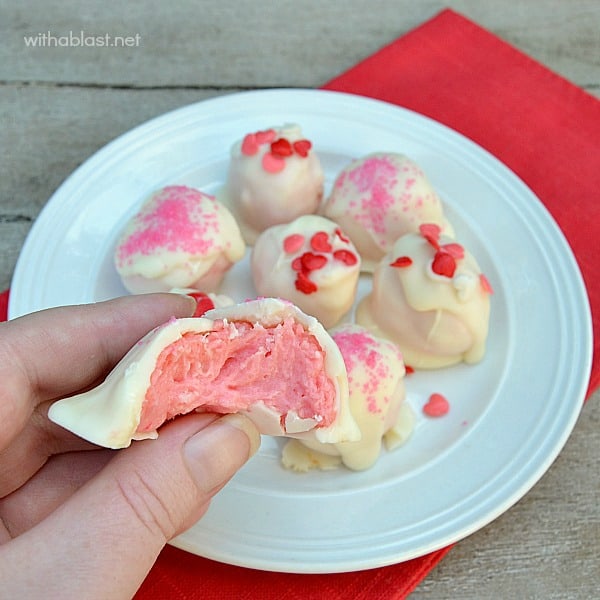 Strawberry Cream Cheese Pudding Bites
