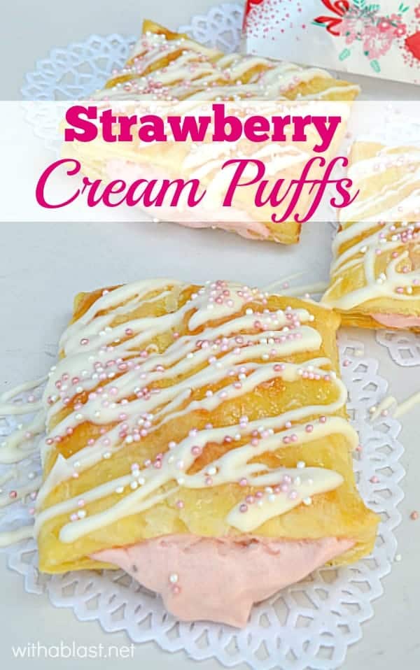 Strawberry Cream Puffs