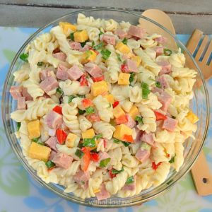 Ham and Cheese Pasta Salad