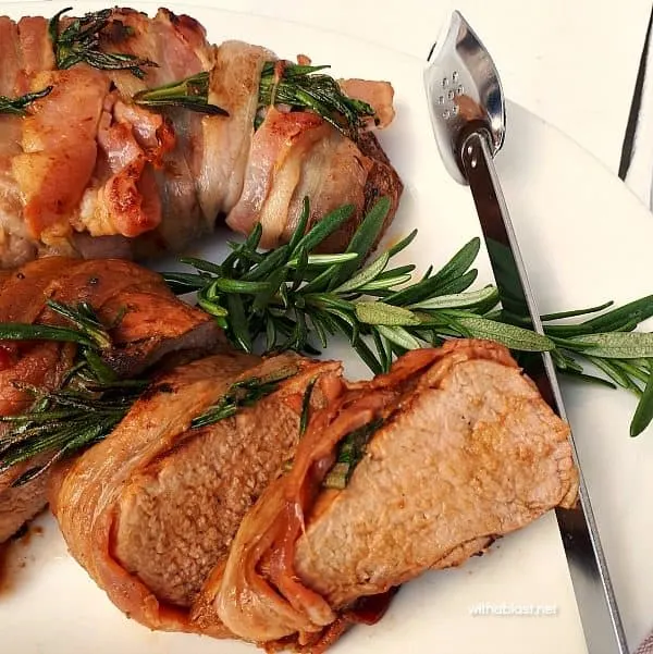 Pork Tenderloin with Bacon and Rosemary