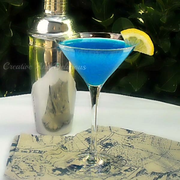 Blue Devil ~ Refreshing Cocktail with a delightful kick ! #BlueDevil #Drinks #Alcoholic