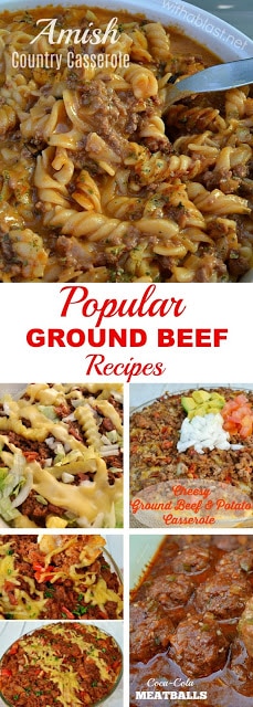 Economical, popular Ground Beef recipes any home cook should have !