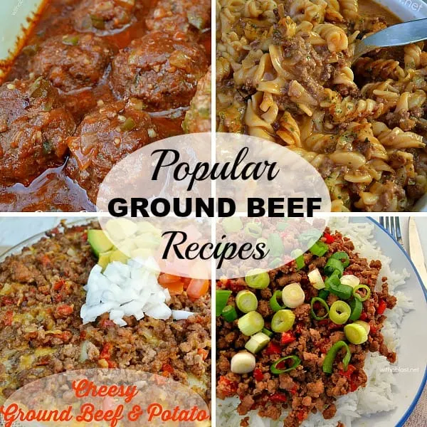 Economical, popular Ground Beef recipes any home cook should have ! Economical, popular Ground Beef recipes any home cook should have !