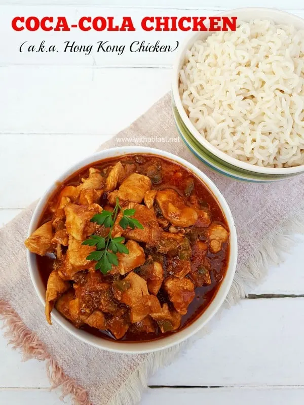 My family loves this 25 minute, saucy Coca-Cola Chicken dinner ! 