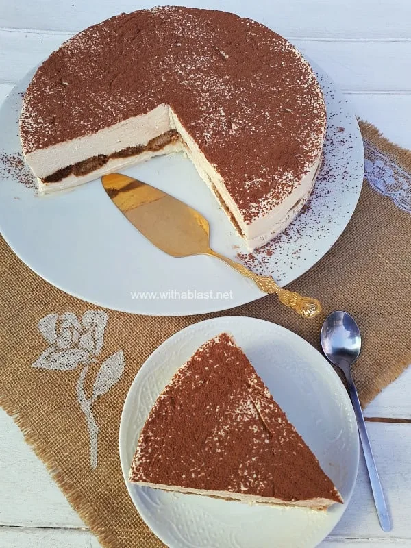 Most decadent ! The creamiest Tiramisu Cheesecake ever and requires the minimum prepping !