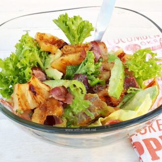 Pineapple Honey-Bacon and Avocado Salad