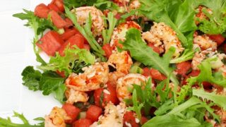 Shrimp Salad With Spicy Watermelon Salsa