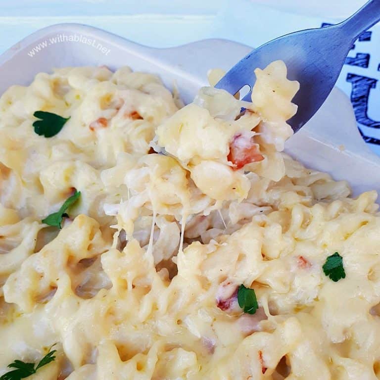 Quick White Cheddar And Bacon Pasta