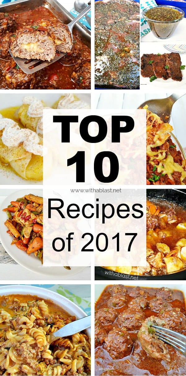 Top 10 Recipes most read in 2017 !