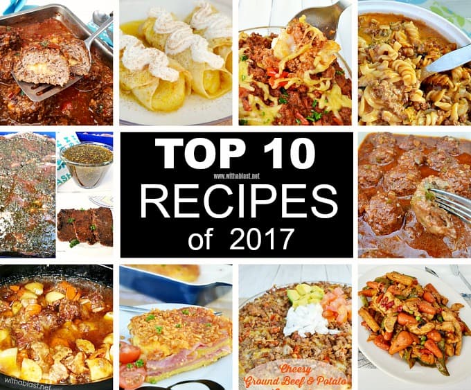 Top 10 Recipes most read in 2017 !