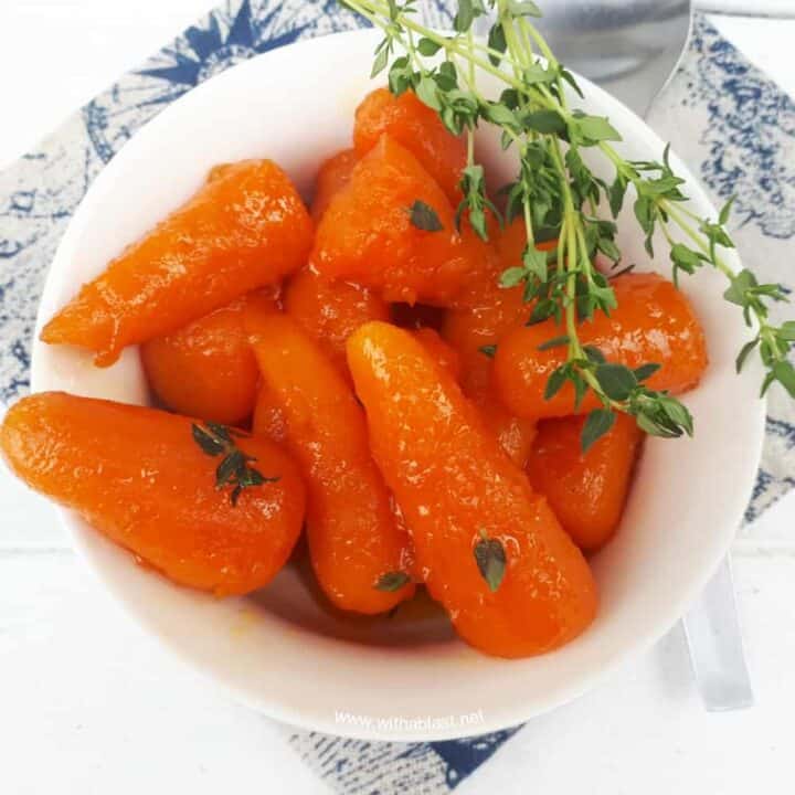 Orange Juice Glazed Carrots