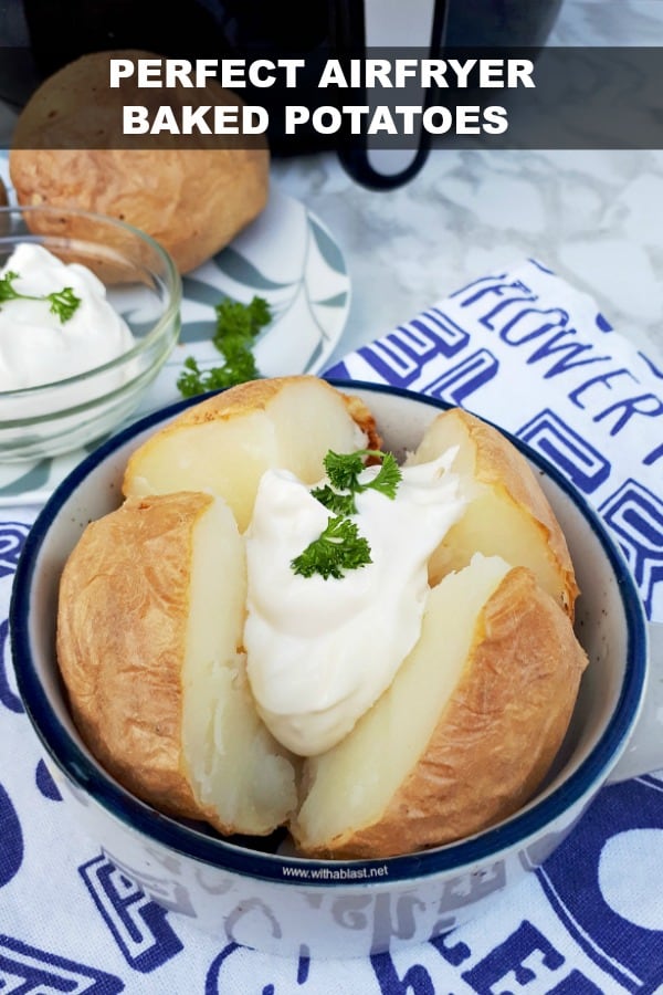 Perfect AirFryer Baked Potatoes
