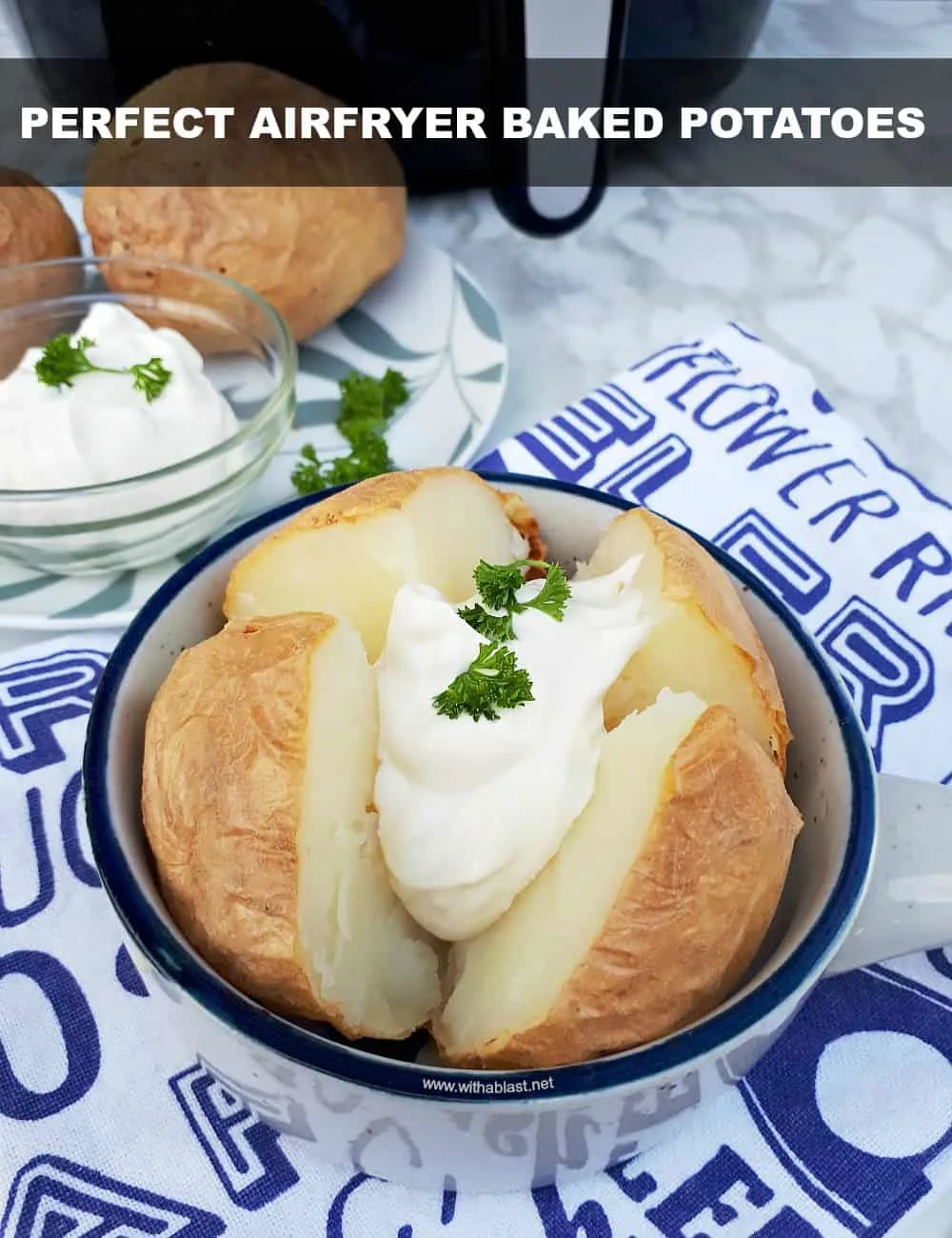 Perfect AirFryer Baked Potatoes