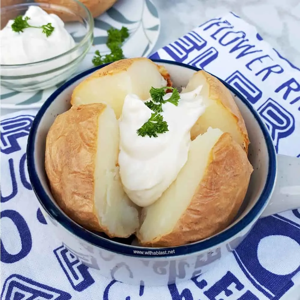 Perfect AirFryer Baked Potatoes