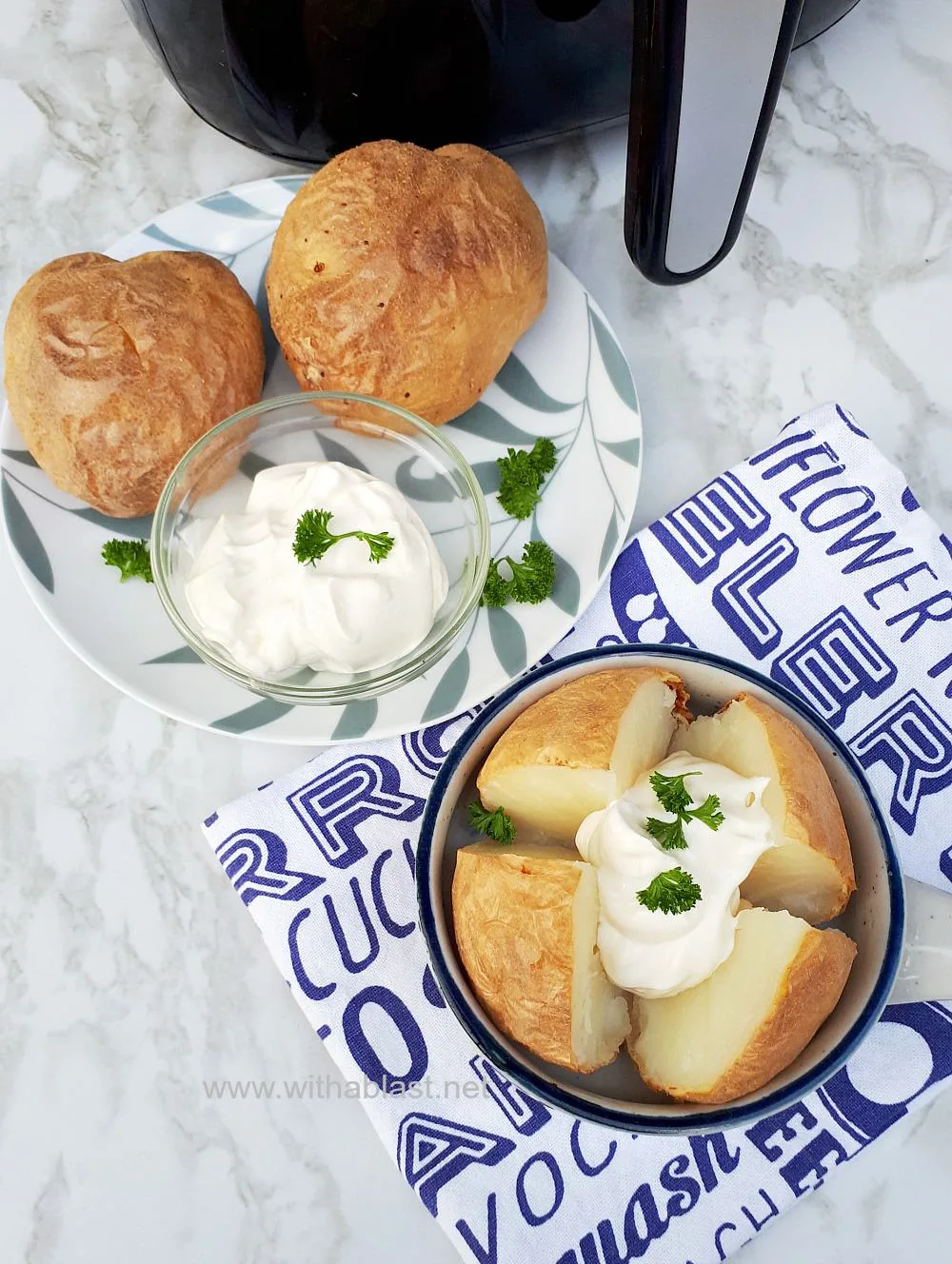 Perfect AirFryer Baked Potatoes