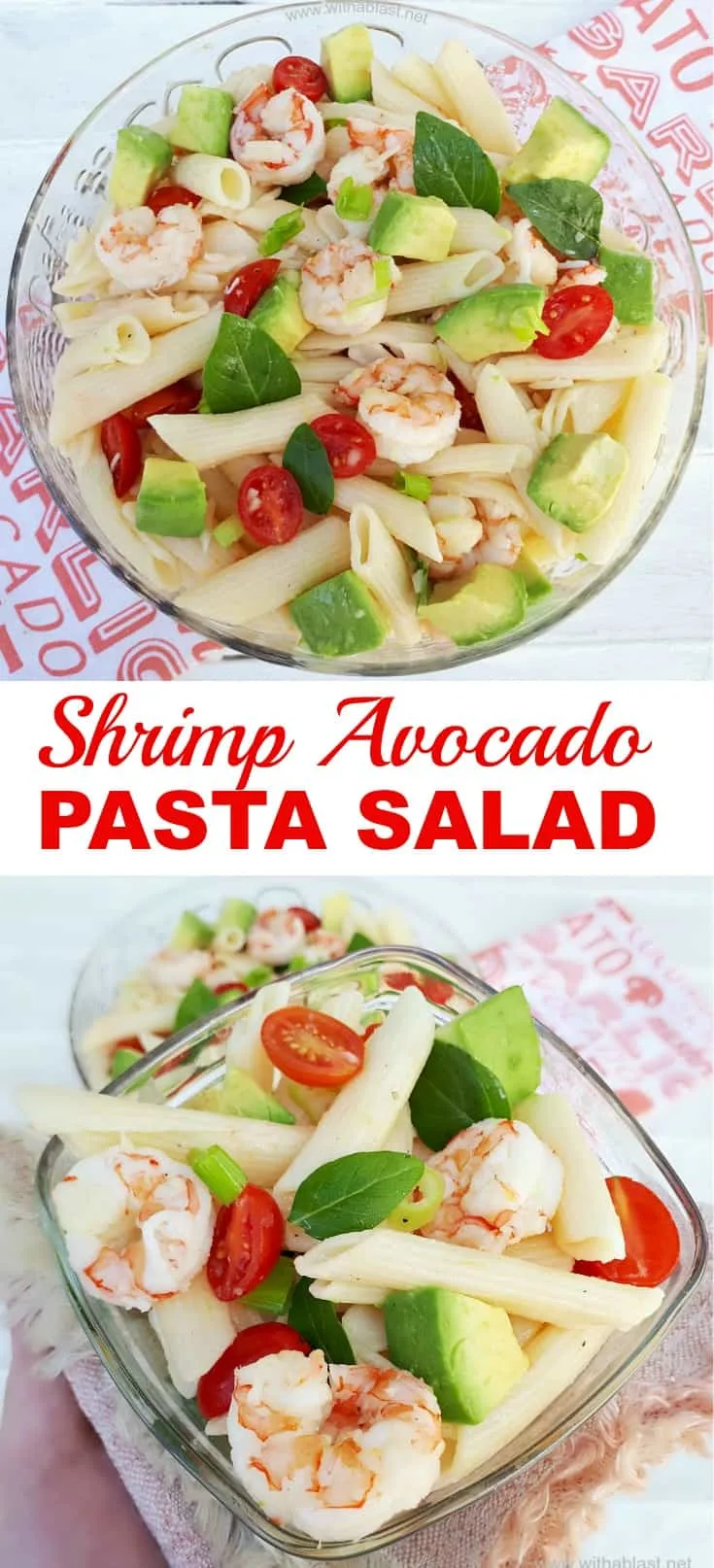 Shrimp Avocado Pasta Salad