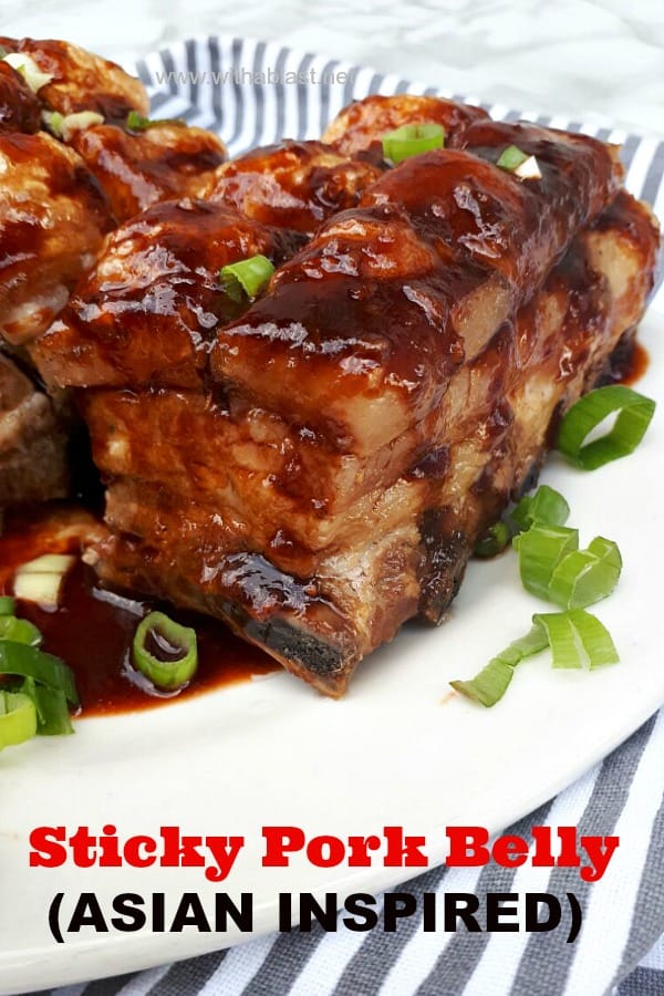 Sticky Pork Belly (Asian Inspired) | With A Blast