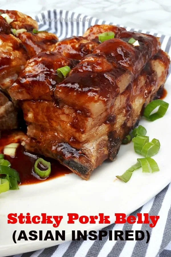 Sticky Pork Belly (Asian Inspired)