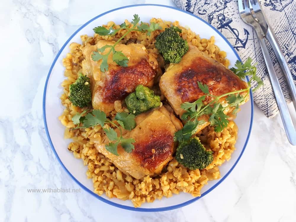 Turmeric Chicken With Barley And Broccoli