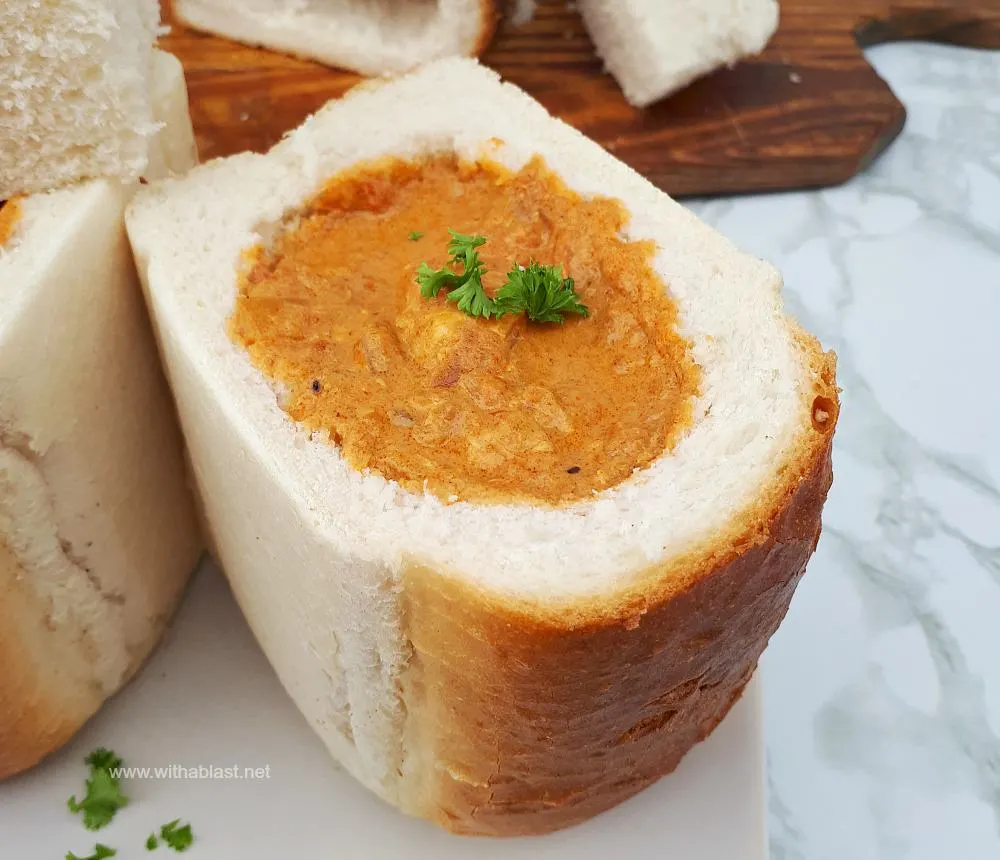 Butter Chicken Bunny Chow