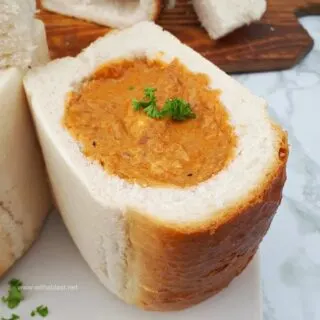 Butter Chicken Bunny Chow