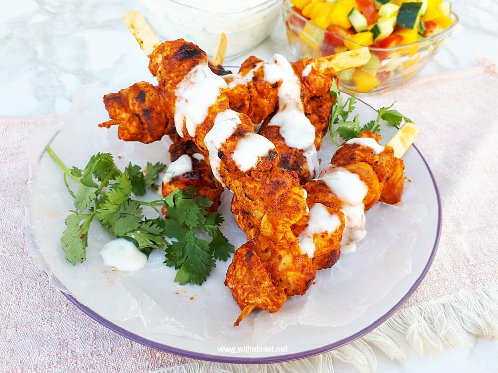 Chicken Tikka with Mango Salad