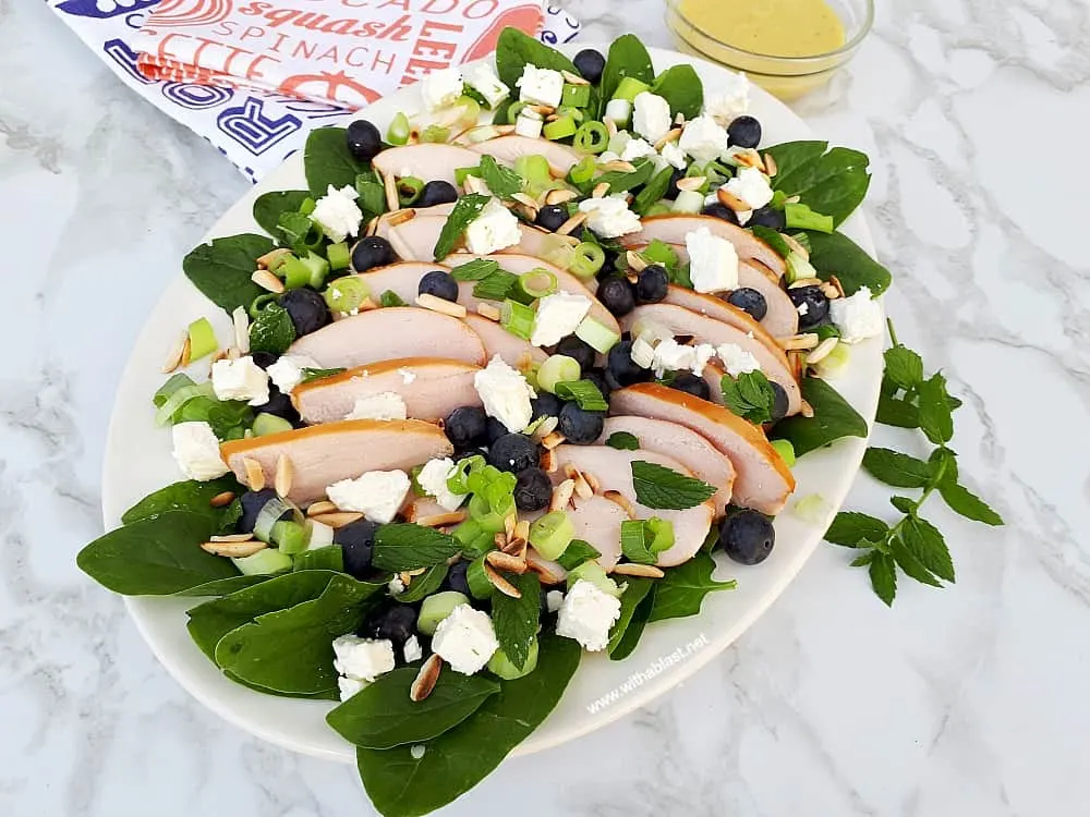 Smoked Chicken And Blueberry Salad