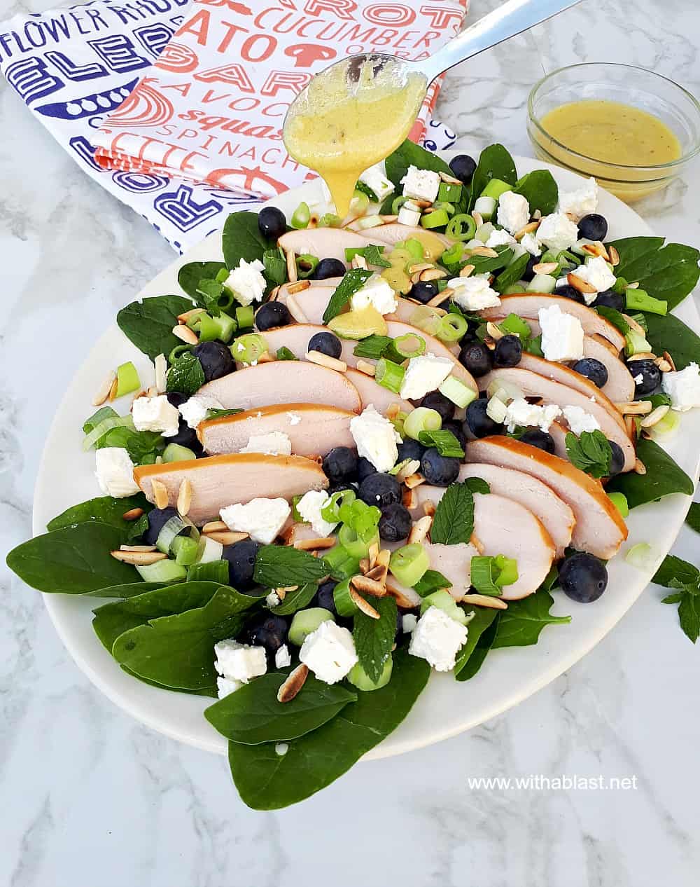 Smoked Chicken And Blueberry Salad