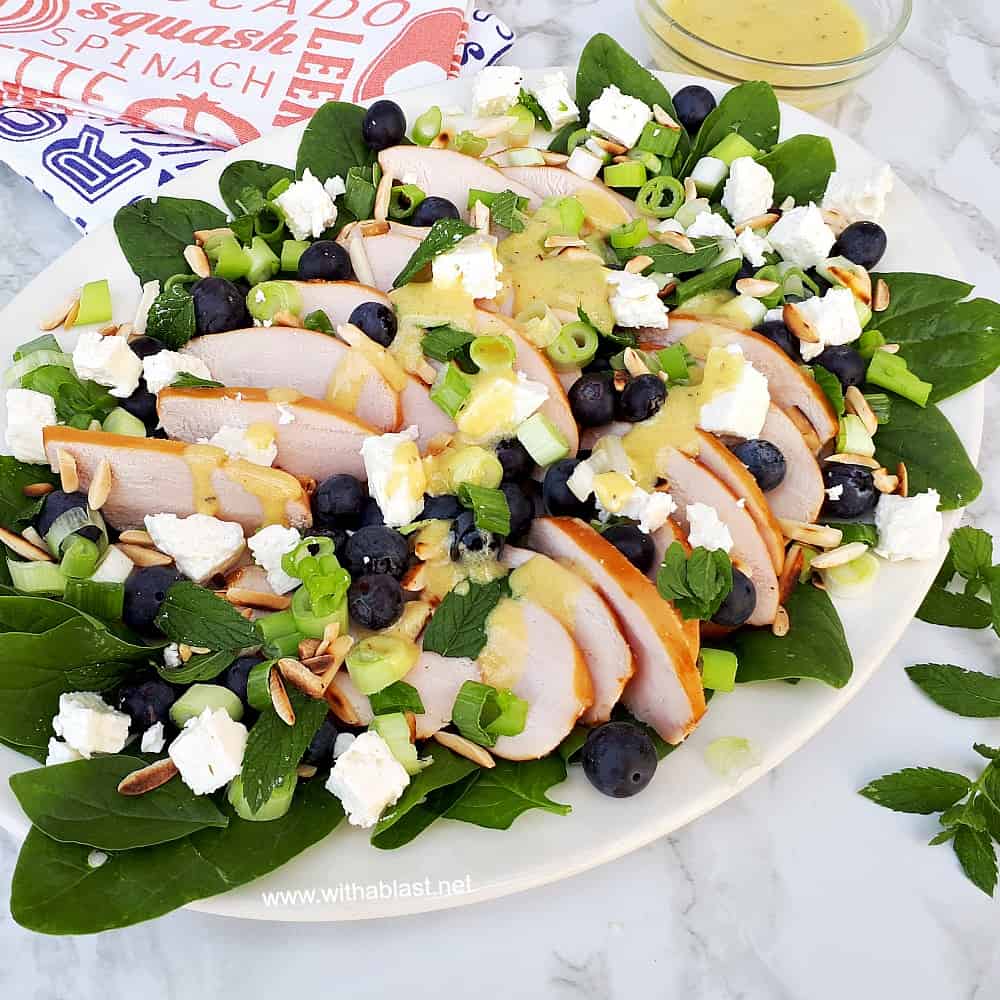 Smoked Chicken And Blueberry Salad