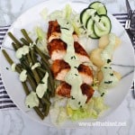 Chicken and Green Bean Salad with Blue Cheese Dressing