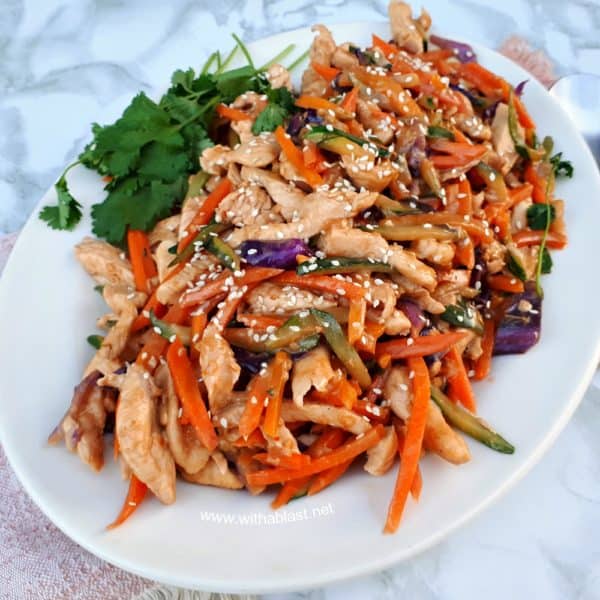 Thai Chicken StirFry With A Blast